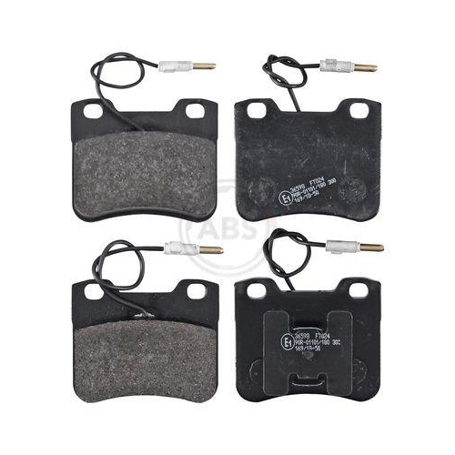 Bremsbelagsatz Scheibenbremse A.b.s. 36598 f&uuml;r Citro&euml;n Peugeot Mega Vorderachse