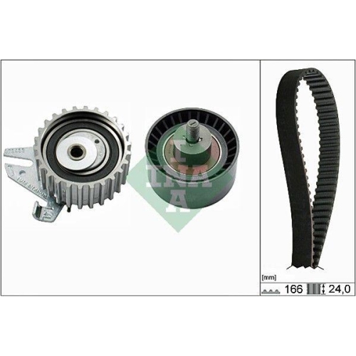 Zahnriemensatz Schaeffler Ina 530 0226 10 f&uuml;r Alfa Romeo Fiat
