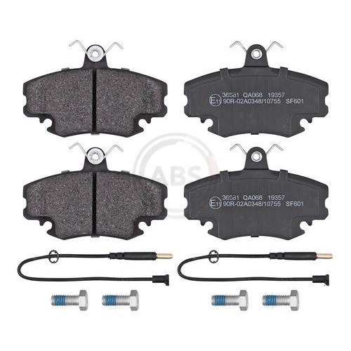 Bremsbelagsatz Scheibenbremse A.b.s. 36881 f&uuml;r Lada Peugeot Renault Dacia Alpina