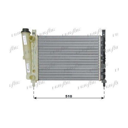 Kühler Motorkühlung Frigair 0104.3016 für Alfarome/fiat/lanci