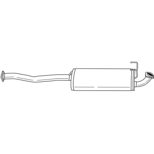 Mittelschalld&auml;mpfer Sigam 44434 f&uuml;r Toyota Mitte