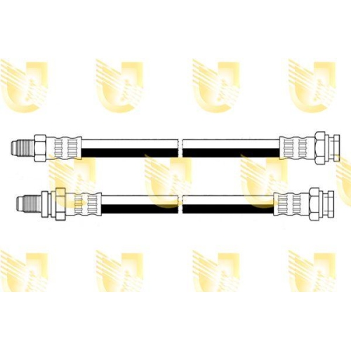 Bremsschlauch Unigom 378641 f&uuml;r Smart Hinten
