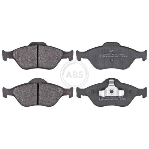 Bremsbelagsatz Scheibenbremse A.b.s. 37195 f&uuml;r Ford Mazda Vorderachse