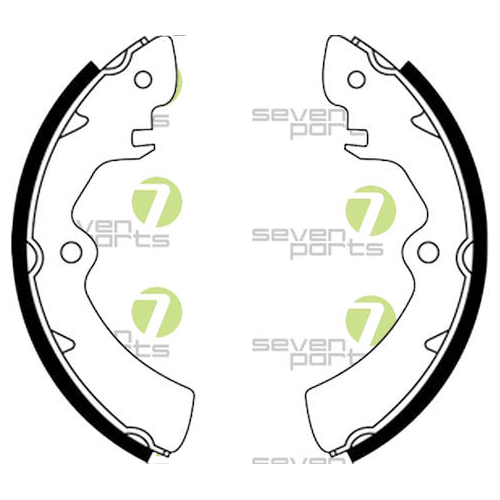 Bremsbackensatz 7 Seven Parts SVG10745 für Hinterachse