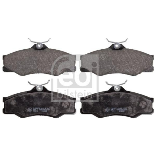 Bremsbelagsatz Scheibenbremse Febi Bilstein 16298 f&uuml;r VW Vorderachse