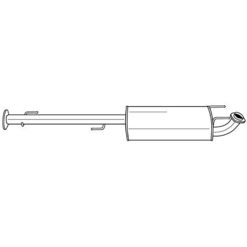 Mittelschalld&auml;mpfer Sigam 44445 f&uuml;r Toyota