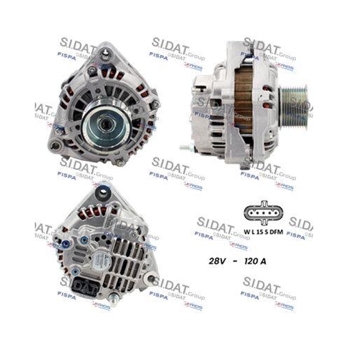 Generator Sidat A24MH0057 f&uuml;r Mitsubishi Renault Volvo