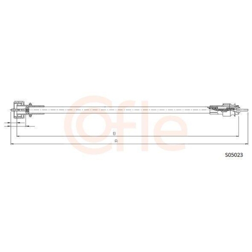 Tachowelle Cofle S05023 für Mercedes Benz Mercedes Benz