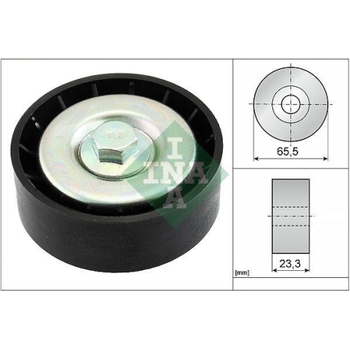 Umlenk /f&uuml;hrungsrolle Keilrippenriemen Schaeffler Ina 532 0295 10 f&uuml;r Fiat