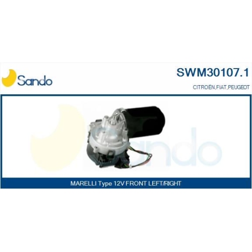 Moteur D'essuie Glace Sando SWM30107.1 pour Fiat Avant