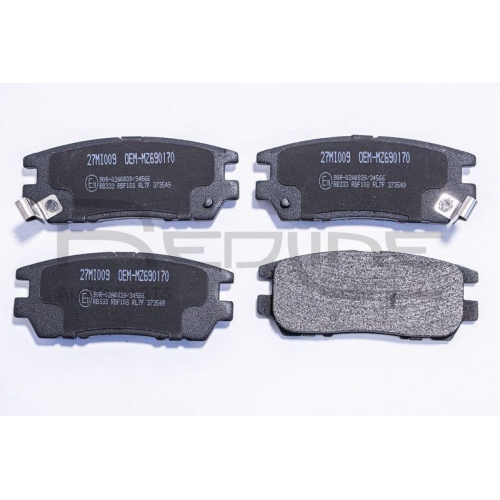 Bremsbelagsatz Scheibenbremse Red-line 27MI009 f&uuml;r Mitsubishi Hinterachse