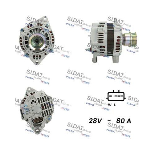 Generator Sidat A24MH0063 f&uuml;r Mitsubishi Renault