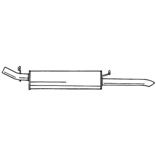Endschalld&auml;mpfer Sigam 40632 f&uuml;r Opel