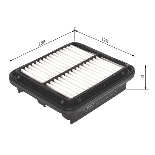 Luftfilter Bosch 1987429164 f&uuml;r Daihatsu Toyota