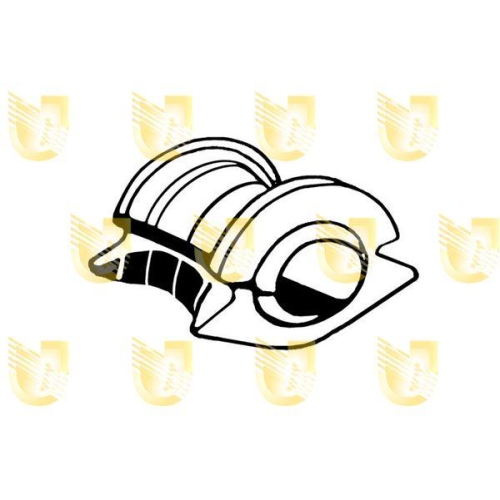 Lagerbuchse Stabilisator Unigom 390175 für Alfa Romeo Fiat Lancia