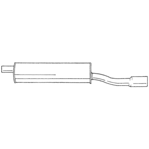 Endschalld&auml;mpfer Sigam 40648 f&uuml;r Opel
