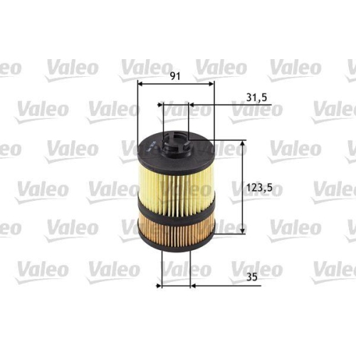 Ölfilter Valeo 586549 für Opel Renault Saab Vauxhall