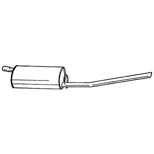 Endschalld&auml;mpfer Sigam 40667 f&uuml;r Opel