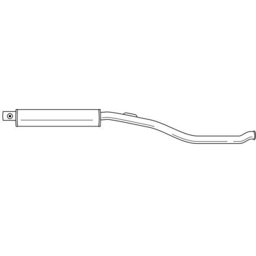 Mittelschalld&auml;mpfer Sigam 45413 f&uuml;r Peugeot