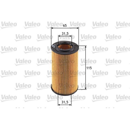 Ölfilter Valeo 586550 für Honda Americanmotors(ford)