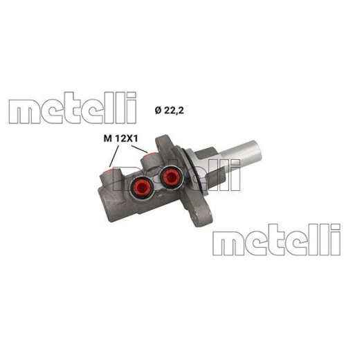 Hauptbremszylinder Metelli 05-1255 f&uuml;r Mercedes Benz Mercedes Benz Renault