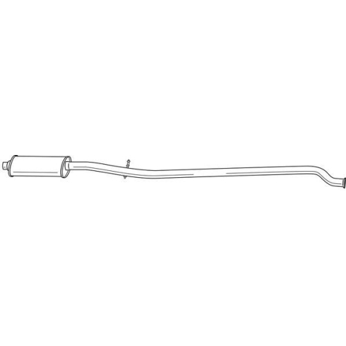 Mittelschalld&auml;mpfer Sigam 45432 f&uuml;r Peugeot