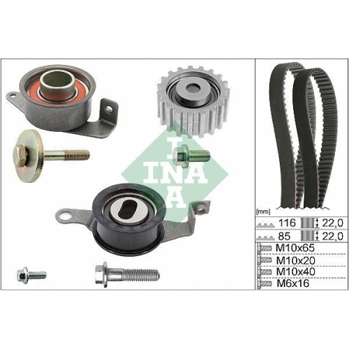 Zahnriemensatz Schaeffler Ina 530 0010 10 f&uuml;r Ford Mazda