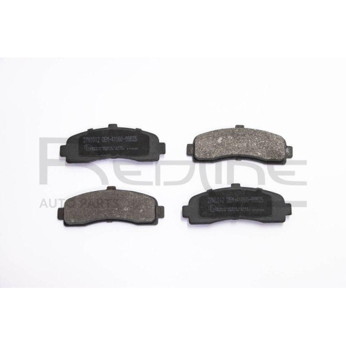 Bremsbelagsatz Scheibenbremse Red-line 27NI012 f&uuml;r Nissan Vorderachse