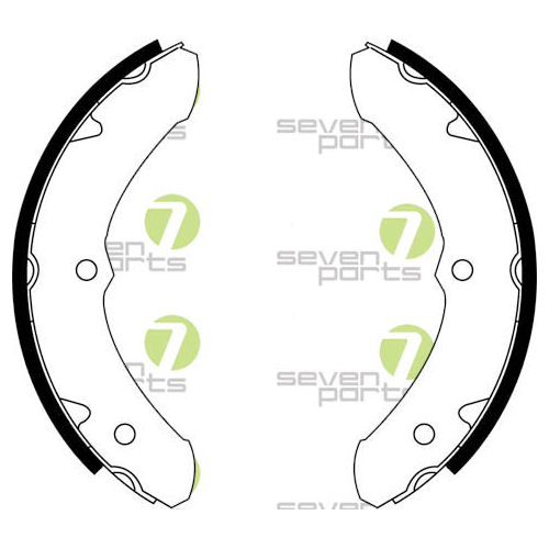 Bremsbackensatz 7 Seven Parts SVG10757 für Hinterachse