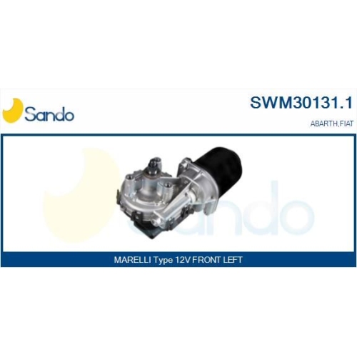 Wischermotor Sando SWM30131.1 für Fiat Vorne