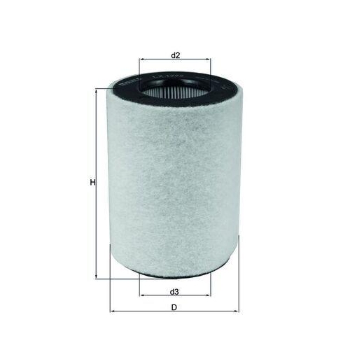 Luftfilter Mahle LX 1792 f&uuml;r Mercedes Benz Mercedes Benz Smart