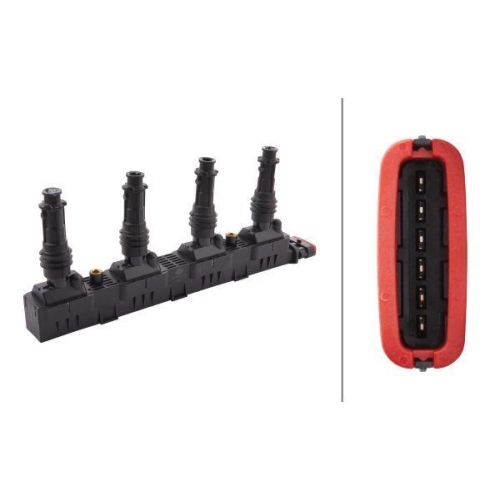 Z&uuml;ndspule Hella 5DA 358 000-201 f&uuml;r Opel Vauxhall Hitachi Tesla