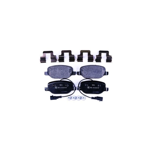 Bremsbelagsatz Scheibenbremse Hella 8DB 355 015-571 f&uuml;r Alfa Romeo Hinterachse