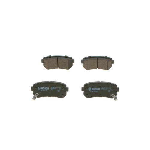 Bremsbelagsatz Scheibenbremse Bosch 0986494887 f&uuml;r Hyundai Kia Hinterachse
