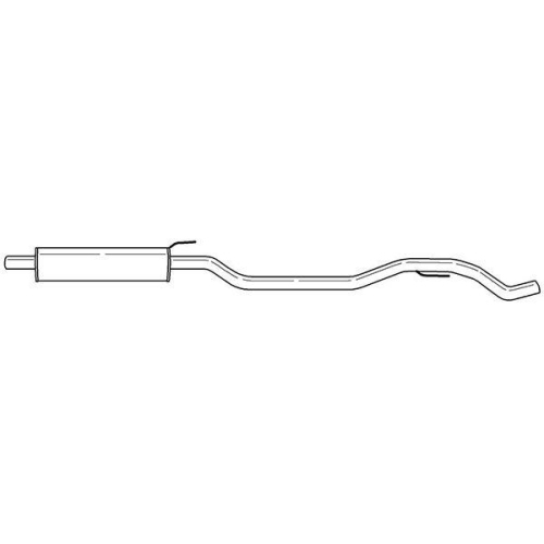 Mittelschalld&auml;mpfer Sigam 41412 f&uuml;r Fiat Opel