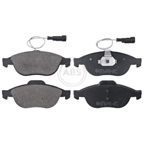 Bremsbelagsatz Scheibenbremse A.b.s. 37064 f&uuml;r Alfa Romeo Fiat Lancia