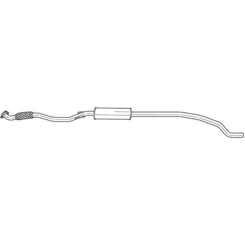 Mittelschalld&auml;mpfer Sigam 41446 f&uuml;r Opel