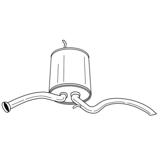 Endschalldämpfer Sigam 46605 für Citroën Peugeot Toyota