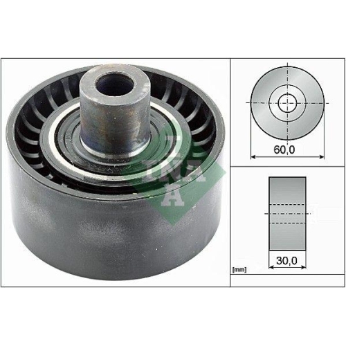 Umlenk /f&uuml;hrungsrolle Keilrippenriemen Schaeffler Ina 532 0538 10 f&uuml;r Citro&euml;n