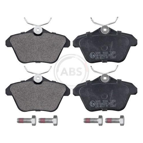 Brake Pad Set Disc Brake A.b.s. 36935 for Alfa Romeo Fiat Lancia Rear Axle
