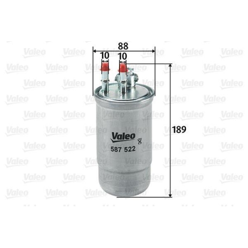 Kraftstofffilter Valeo 587522 f&uuml;r Ford