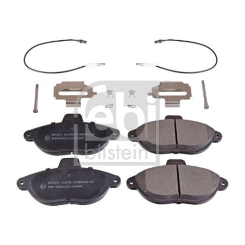Bremsbelagsatz Scheibenbremse Febi Bilstein 16225 f&uuml;r Citro&euml;n Fiat Peugeot