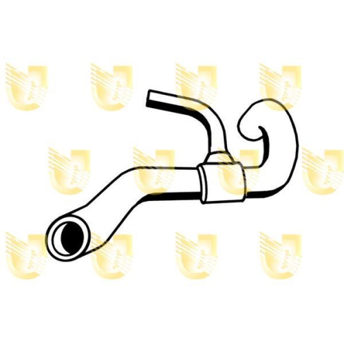 Kühlerschlauch Unigom O8408 für Opel Für Fahrzeuge Mit Klimaanlage