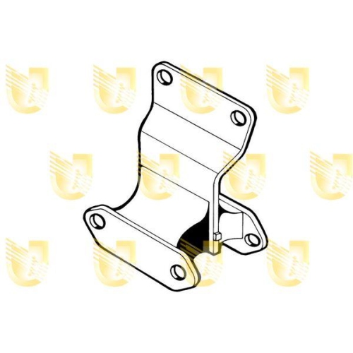 Lagerung Motor Unigom 395073 f&uuml;r Fiat Getriebeseitig