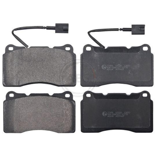 Bremsbelagsatz Scheibenbremse A.b.s. 37486 f&uuml;r Alfa Romeo Alfarome/fiat/lanci