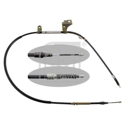 Seilzug Feststellbremse Febi Bilstein 32464 f&uuml;r VW Hinten Links