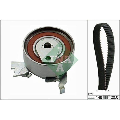 Zahnriemensatz Schaeffler Ina 530 0147 10 f&uuml;r Opel Vauxhall Daewoo
