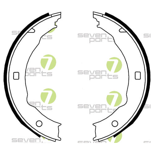 Bremsbackensatz 7 Seven Parts SVG10765 für Hinterachse
