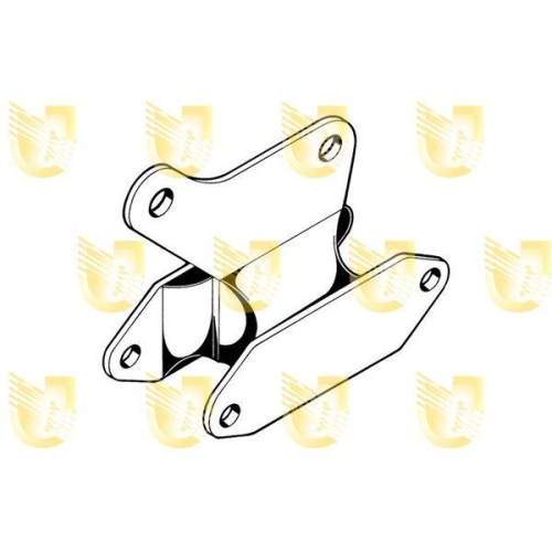 Lagerung Motor Unigom 395177 f&uuml;r Fiat Lada Getriebeseitig Hinten