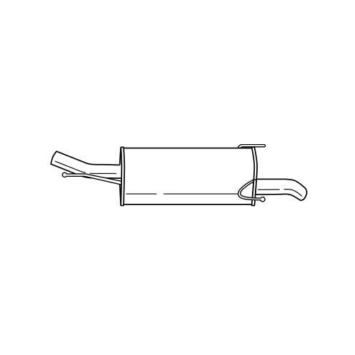 Endschalld&auml;mpfer Sigam 41648 f&uuml;r Opel